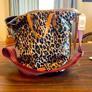 Consuela Blue Jag Swing Bag